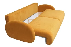 Schlafsofa Siena Stoff orangegelb