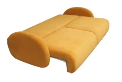 Schlafsofa Siena Stoff orangegelb