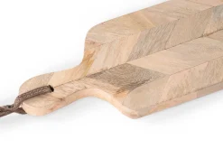 Schneidebrett Holz l 38 cm