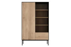 Schrank Blackbird Eiche massiv H 178 cm
