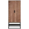 Schrank Cosmo Teak Metall 180x80 cm