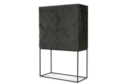 Schrank Graphic Teak massiv H 160 cm