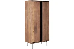 Schrank Metropole Teak Metall 180x90 cm