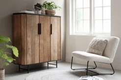 Schrank Soho Teak natur B 120 cm