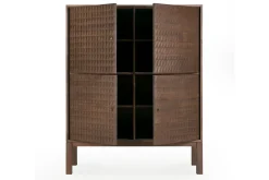 Schrank Sono Teak lackiert B 116 cm