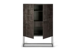 Schrank Tabwa Teak massiv H 180 cm