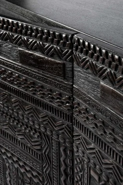 Schrank Tabwa Teak massiv H 180 cm