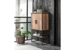 Schrank Timeless Teakholz H 140 cm