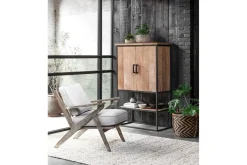 Schrank Timeless Teakholz H 140 cm