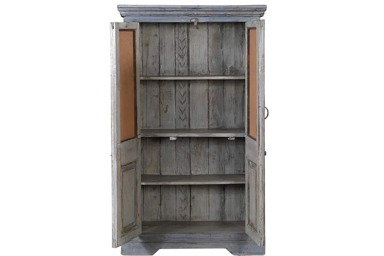 Schrank Vintage grau