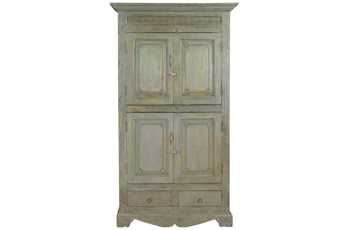 Schrank Vintage grau