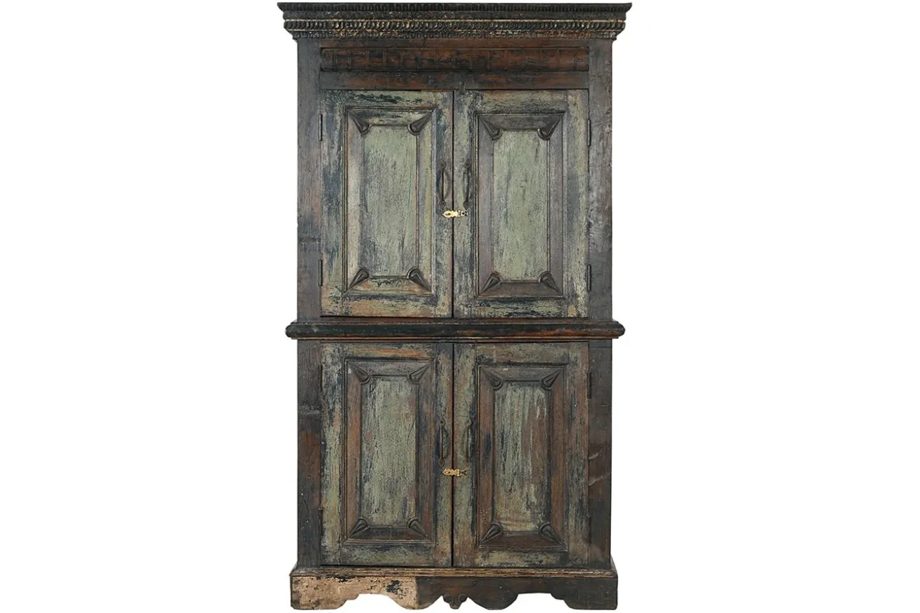 Schrank Vintage grau