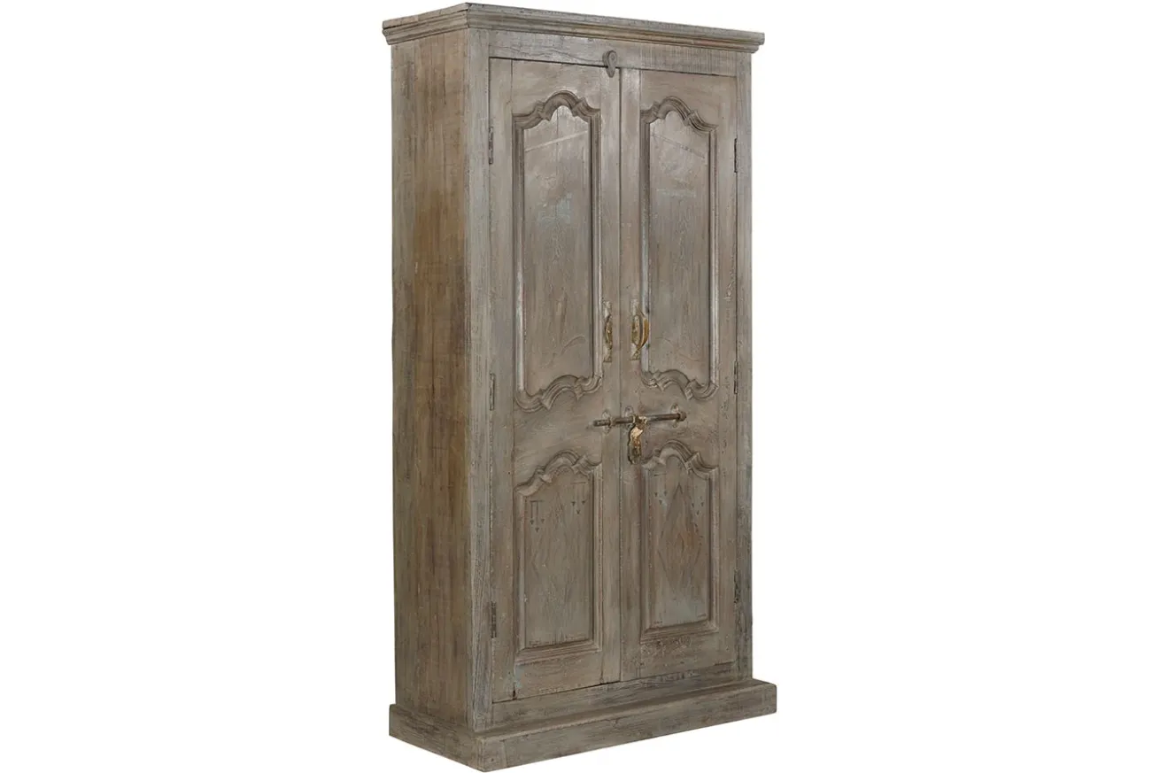 Schrank Vintage grau