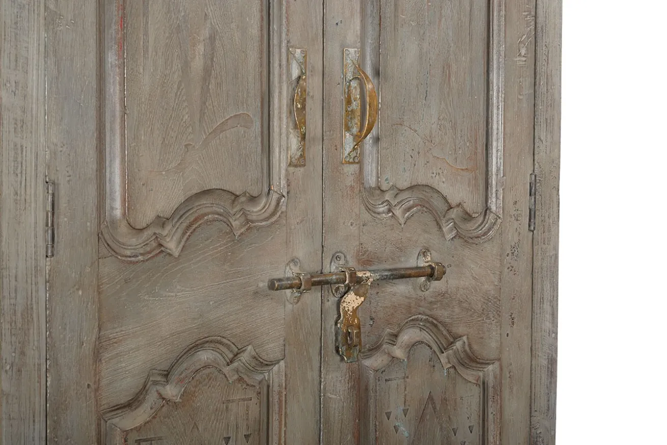 Schrank Vintage grau