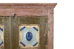 Schrank Vintage rosa grün