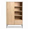Schrank Whitebird Eiche natur H 178 cm