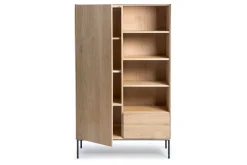 Schrank Whitebird Eiche natur H 178 cm