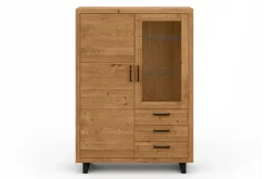 Schrank Woodstock rustikale Eiche 130cm