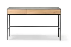 Schreibtisch Blackbird Eiche massiv B 127 cm