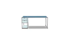Schreibtisch blau B 174 cm