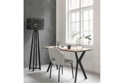 Schreibtisch Metropole Teak Metall B150 cm