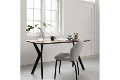 Schreibtisch Metropole Teak Metall B150 cm