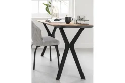 Schreibtisch Metropole Teak Metall B150 cm