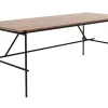 Schreibtisch Oscar Teak Metall B 160 cm