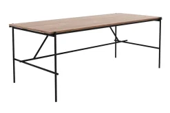 Schreibtisch Oscar Teak Metall B 160 cm