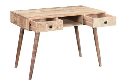 Schreibtisch 70ties Bastler Mangoholz weiss