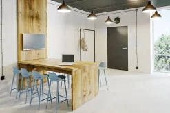 Schreibtisch Treet Eiche B 180 cm