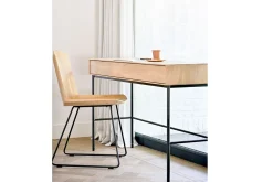 Schreibtisch Whitebird Eiche natur B 127 cm