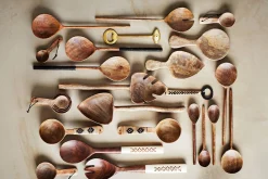 Servierlöffel Holz mit Bambus