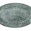 Servierplatte Keramik oval B 42 cm
