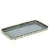 Servierplatte Terres de Reves hellblau B 37cm