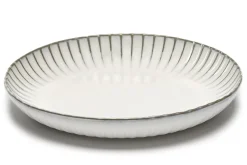 Servierschale Inku rund weiss gross