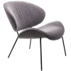 Sessel Alvaro Lounge Bouclé grau