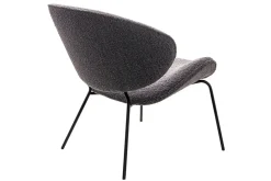 Sessel Alvaro Lounge Bouclé grau