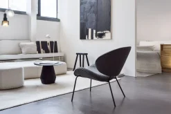 Sessel Alvaro Lounge Bouclé grau