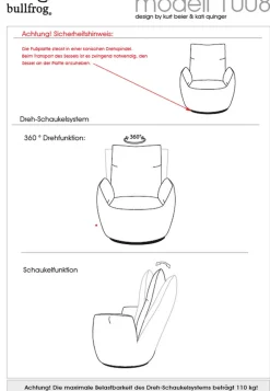 Sessel Blobb Schaukelfunktion