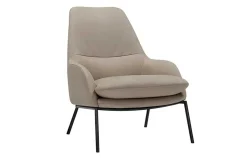 Sessel Dolly Leder sand