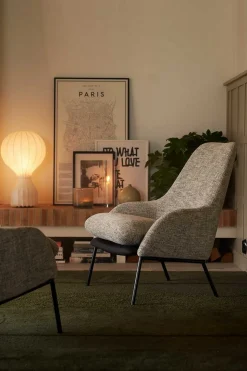 Sessel Dolly Stoff Paris orange