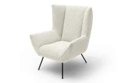 Sessel Evelin Cord Creme