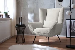 Sessel Evelin Cord hellgrau