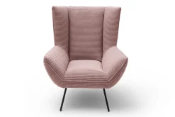Sessel Evelin Cord rosa