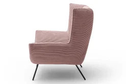 Sessel Evelin Cord rosa