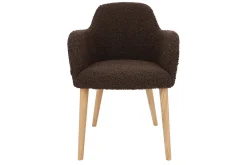 Sessel Flaminia Stoff braun