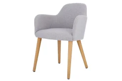 Sessel Flaminia Stoff grau