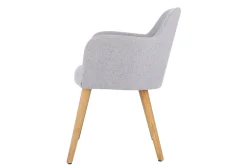 Sessel Flaminia Stoff grau