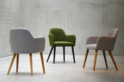 Sessel Flaminia Stoff grün